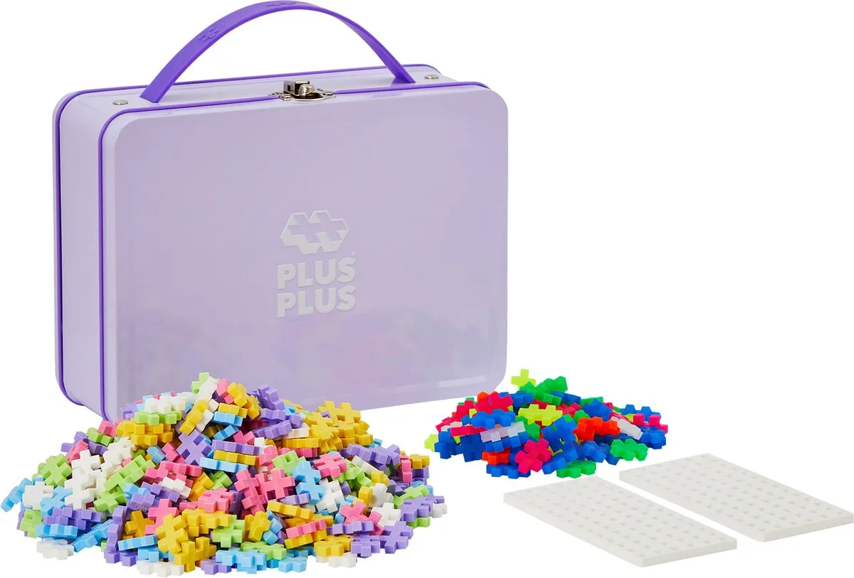 Plus-Plus Basic Reiskoffer 600 Delig Bouwset