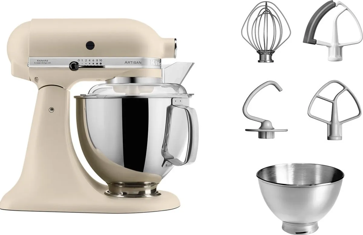 KitchenAid Artisan 5KSM175PSEFL Keukenmachine - Crème