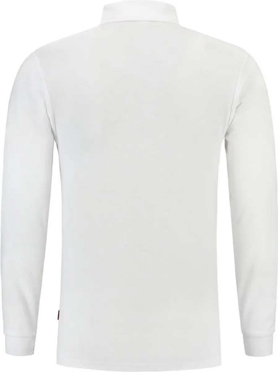 Tricorp Poloshirt Lange Mouw Wit - S