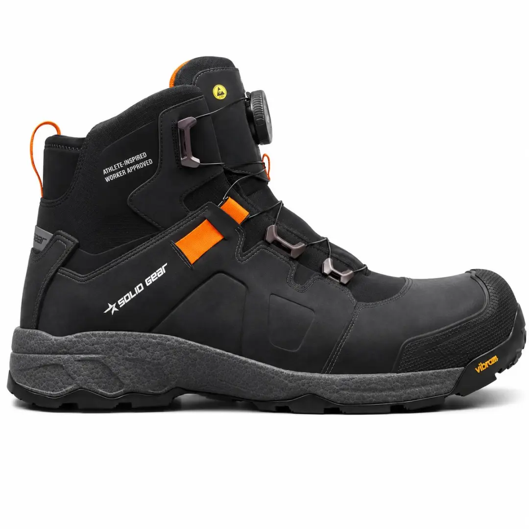 Solid Gear Vapor 3 Mid S3S Werkschoenen - Zwart