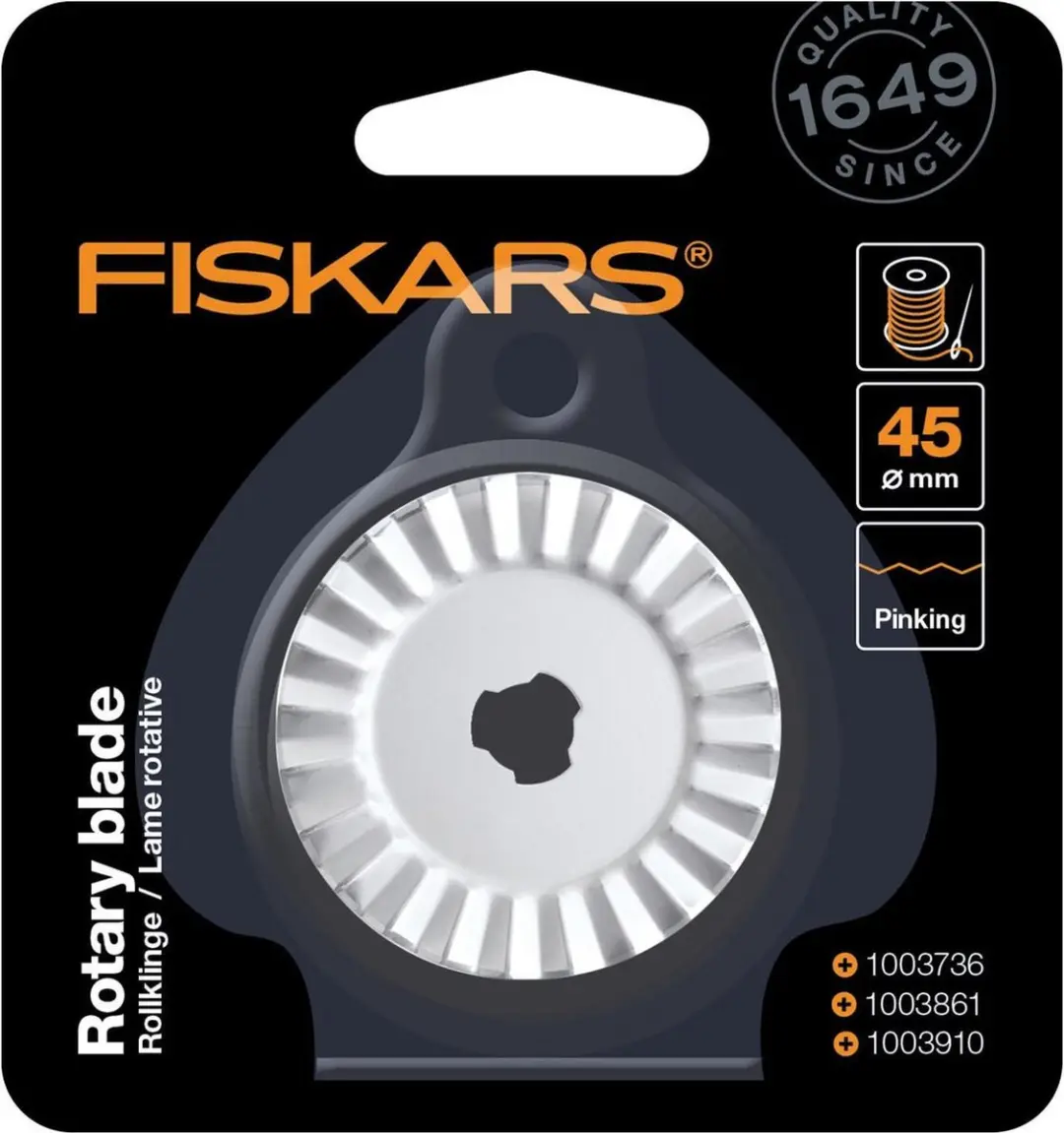 Fiskars Reservemesje Rolmes Gekarteld Ø45mm - Zilver - afbeelding 6 van 6