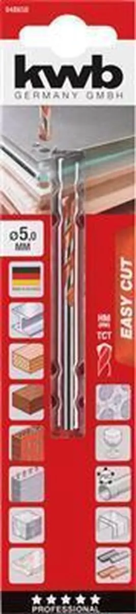 KWB Allesboor Easy Cut 5,0mm - 1 Stuk