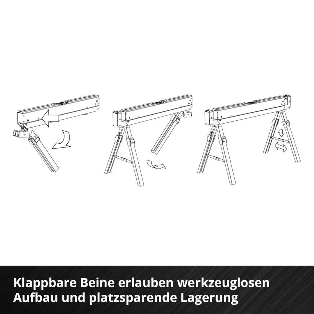 Einhell kwb Werkbankset 2-delig - Staal 485mm