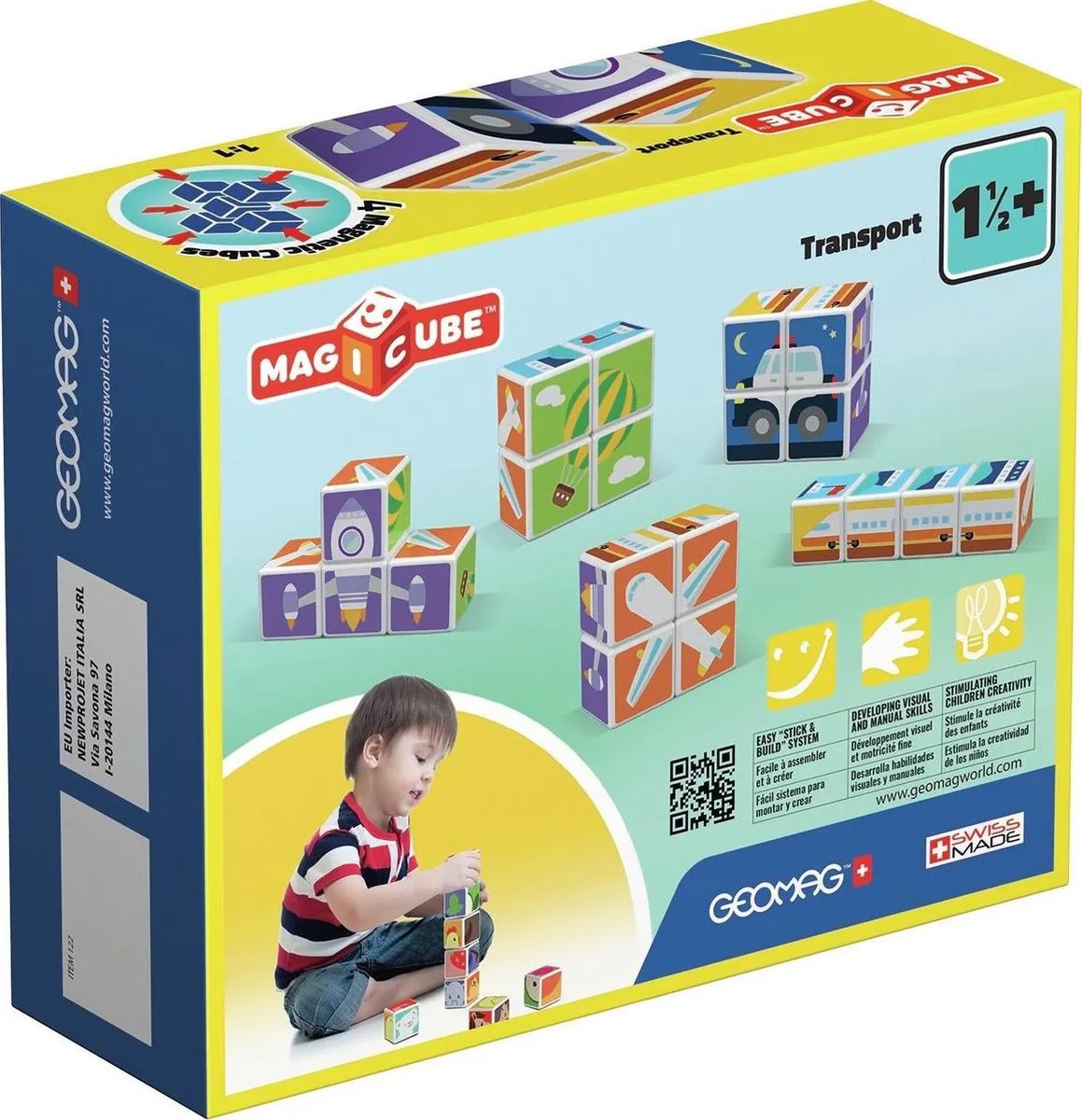Geomag MagiCube Transport - 7-delig Multicolor