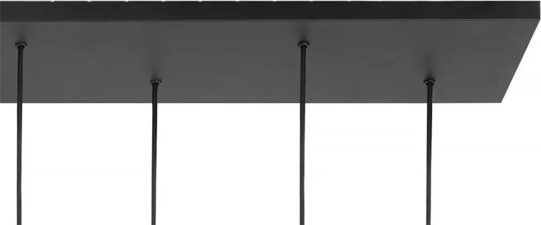 Highlight Perugia 8 Lichts Hanglamp 115cm - Brons/Zwart