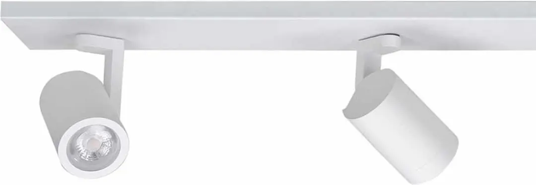 Highlight Aston Opbouwspot GU10 - 4-voudig - 91,5cm - Wit Metaal