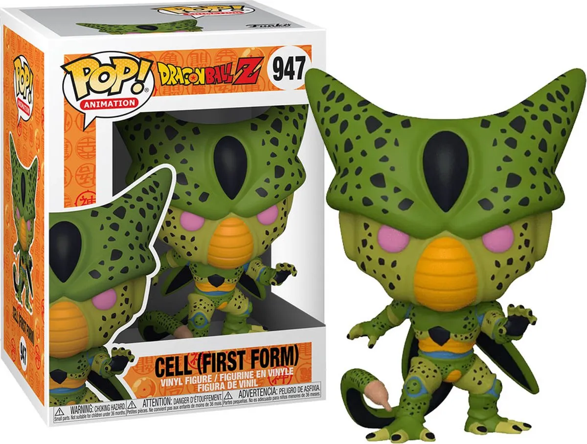Funko Dragon Ball Z POP! Cell First Form 9cm - Bonte kleuren