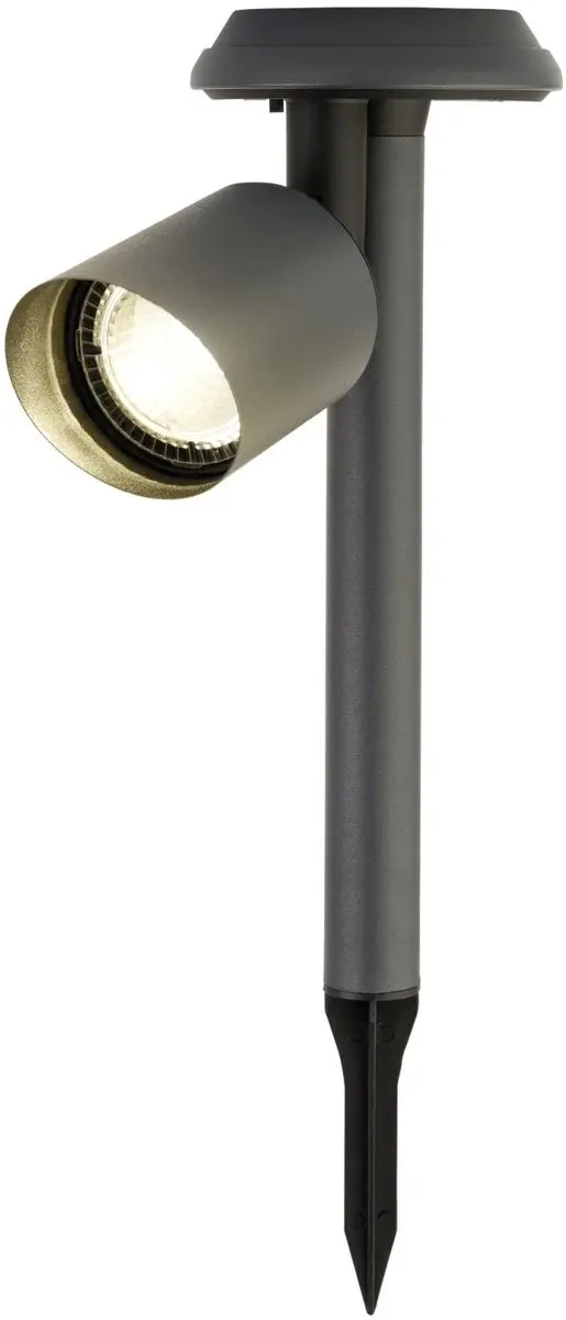 Lumineo Solar Prikspotjes 8 Stuks - 1W - Antraciet