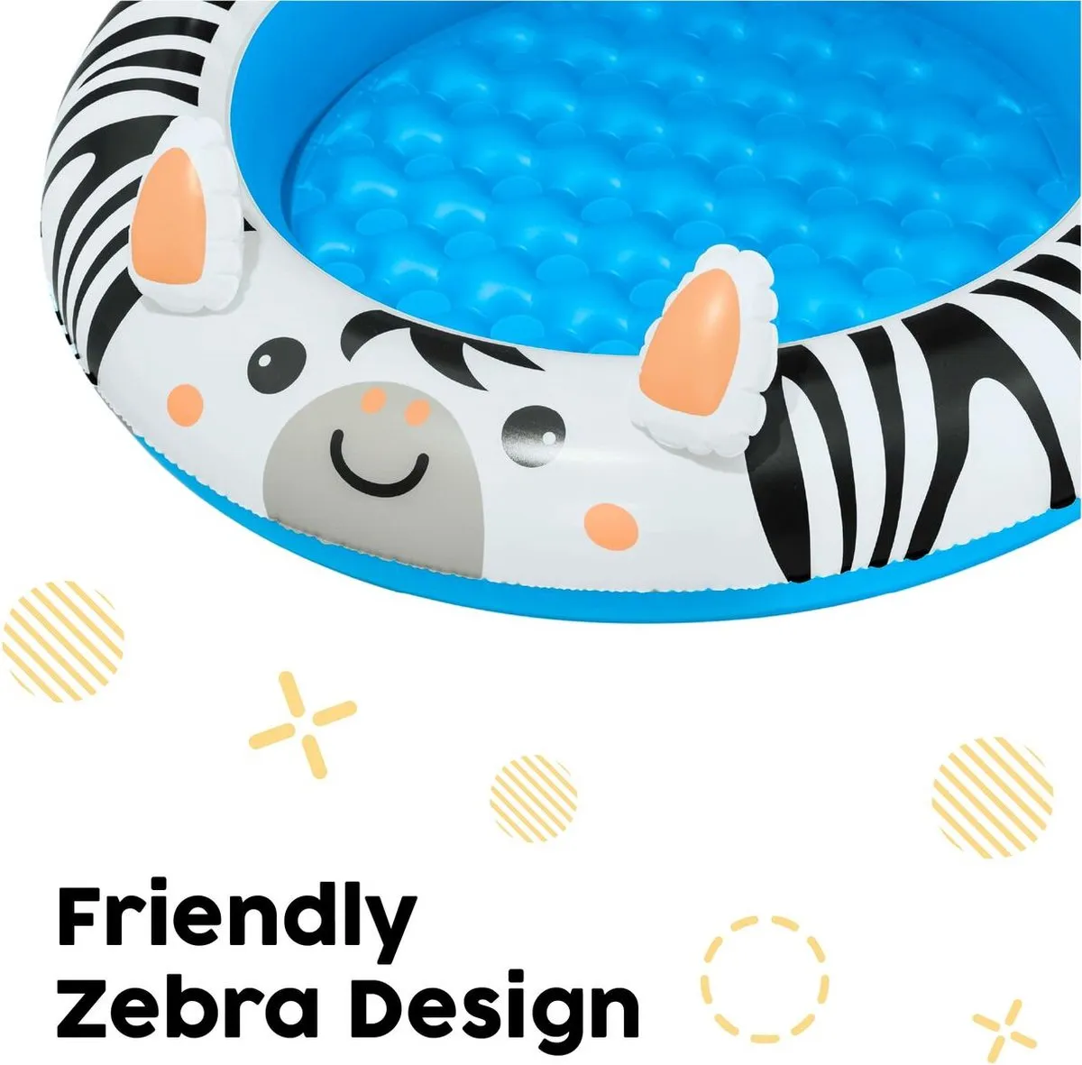 Bestway Zebra Opblaasbaar Kinderzwembad 97x66cm - 52559