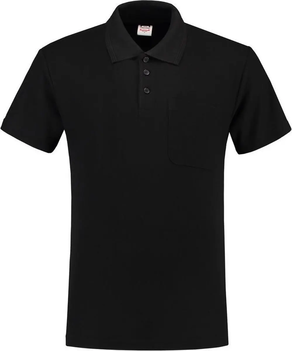 Tricorp Poloshirt - Borstzak - Maat L - Zwart