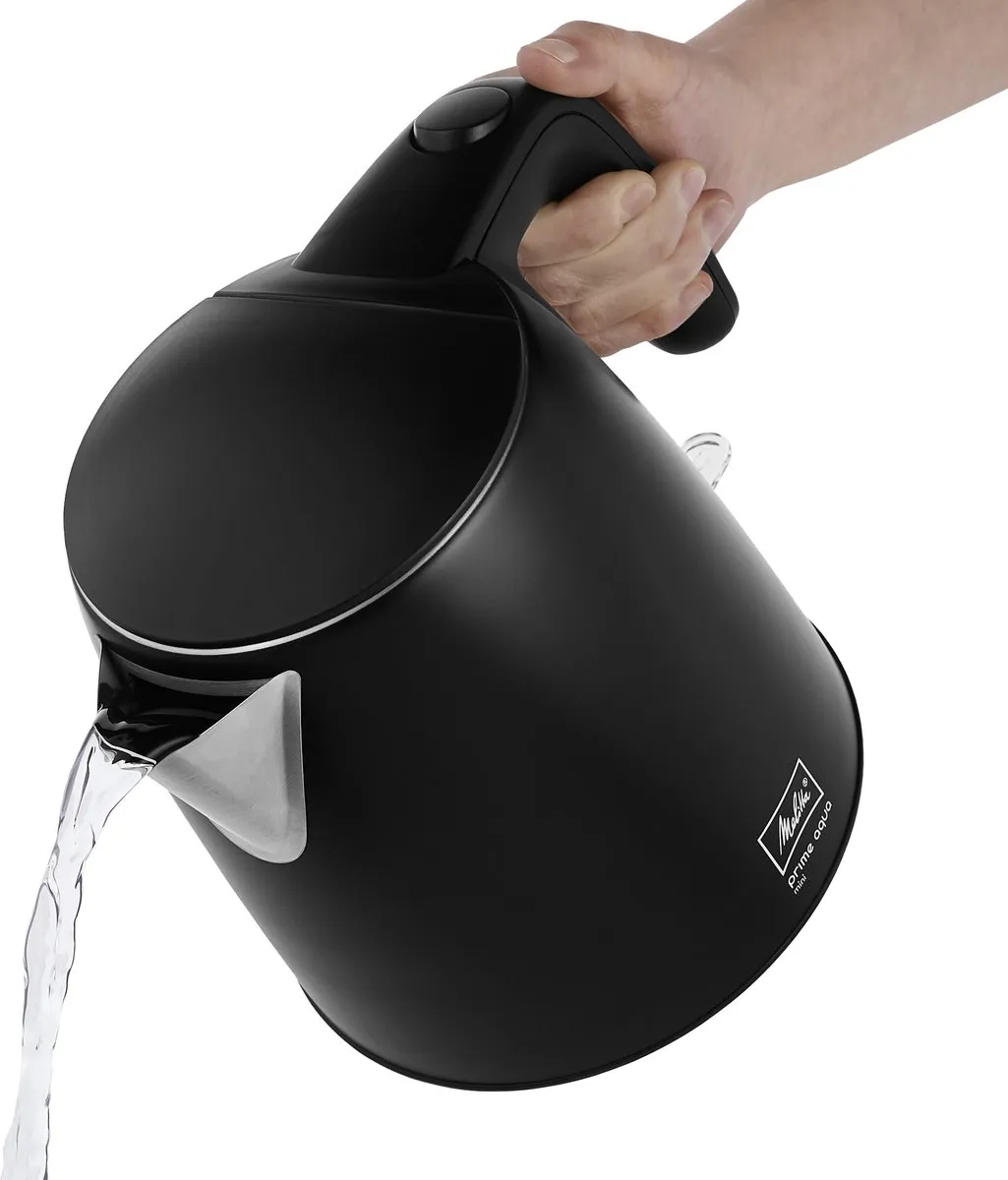 Melitta Prime Aqua Waterkoker 2200W 1000ml - Zwart