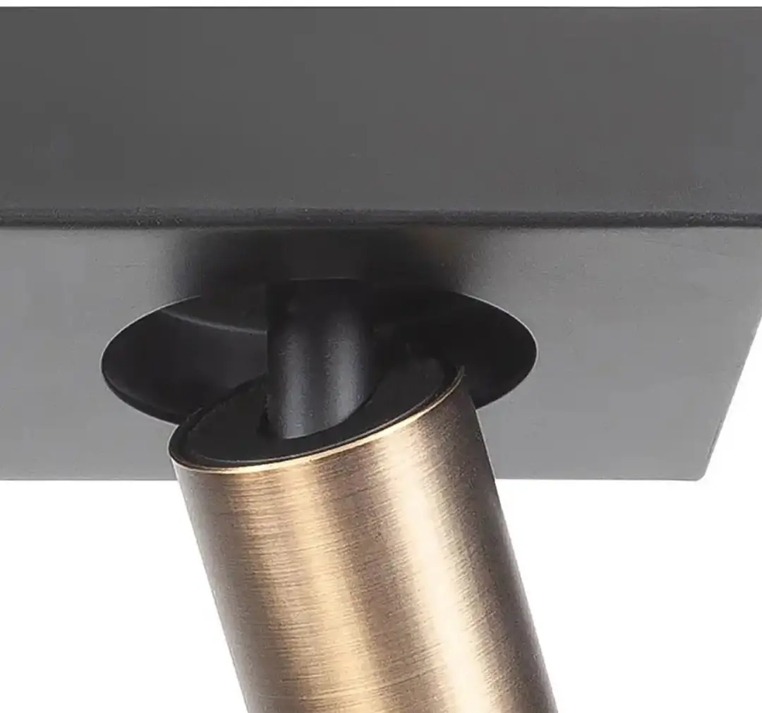 Highlight Spot Eliano 4 Lichts 48cm - 4x10W Warm Wit - Zwart/Brons