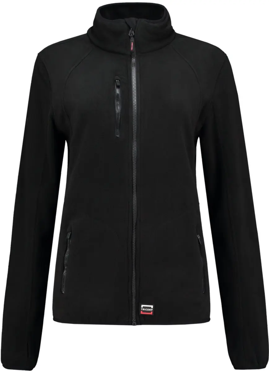 Tricorp 301011 Sweatvest Fleece Dames - Zwart - L