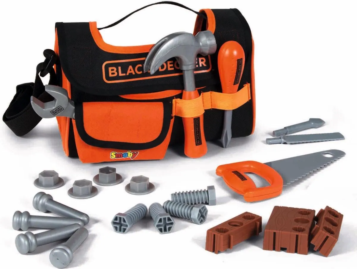 Smoby Black & Dekker Toolbox - Zwart