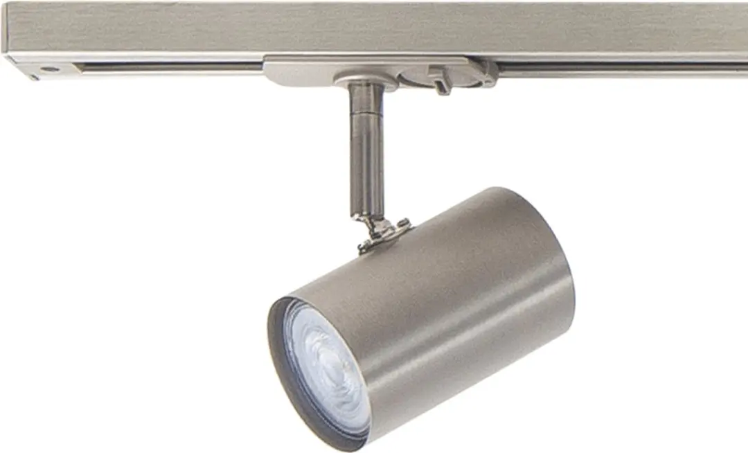 Highlight Trackline Railsysteem 100cm - 3x Warmwitte Spots - Mat Chroom