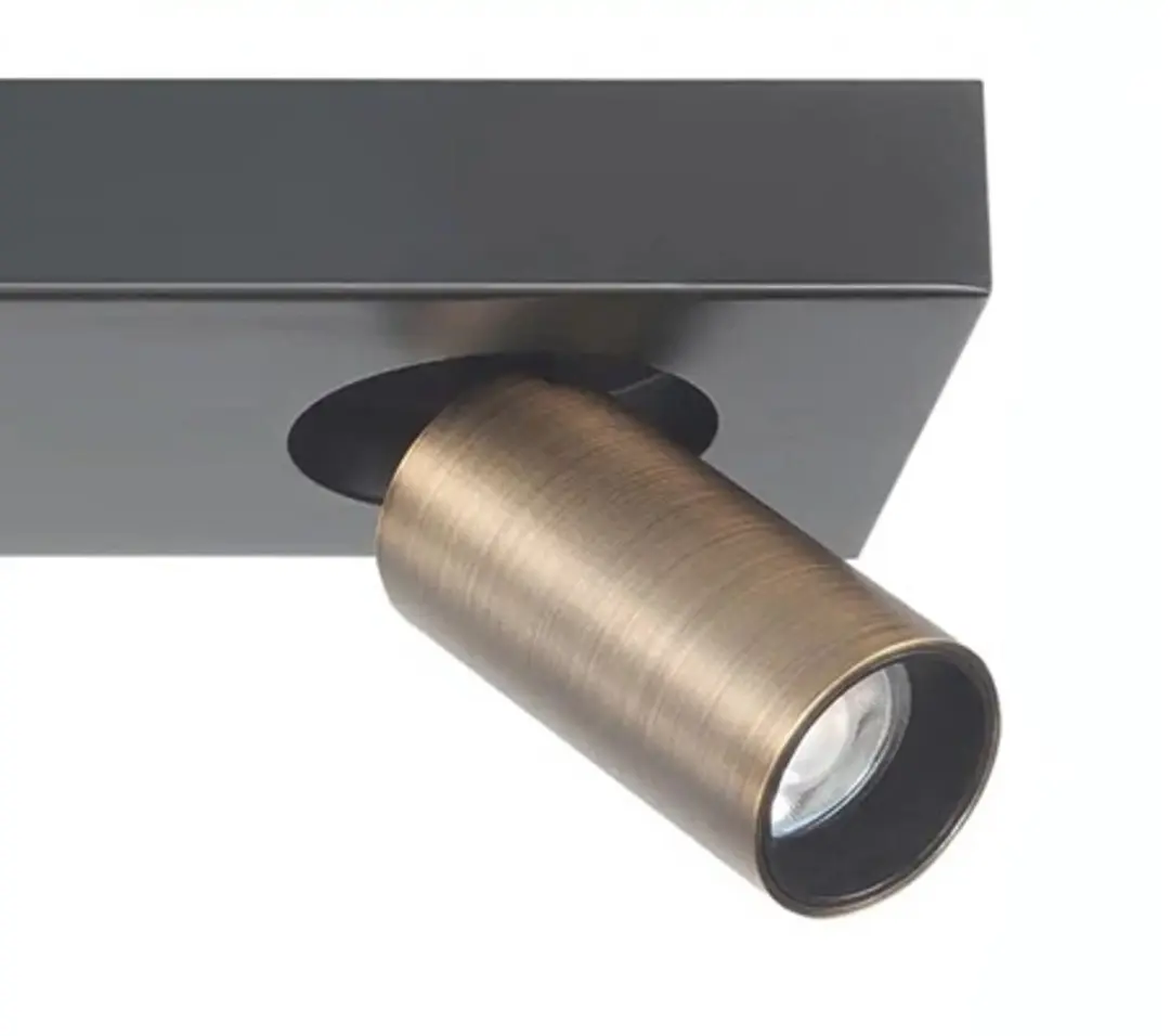 Highlight Spot Eliano 2 Lichtsarmatuur 24cm - Brons/Zwart
