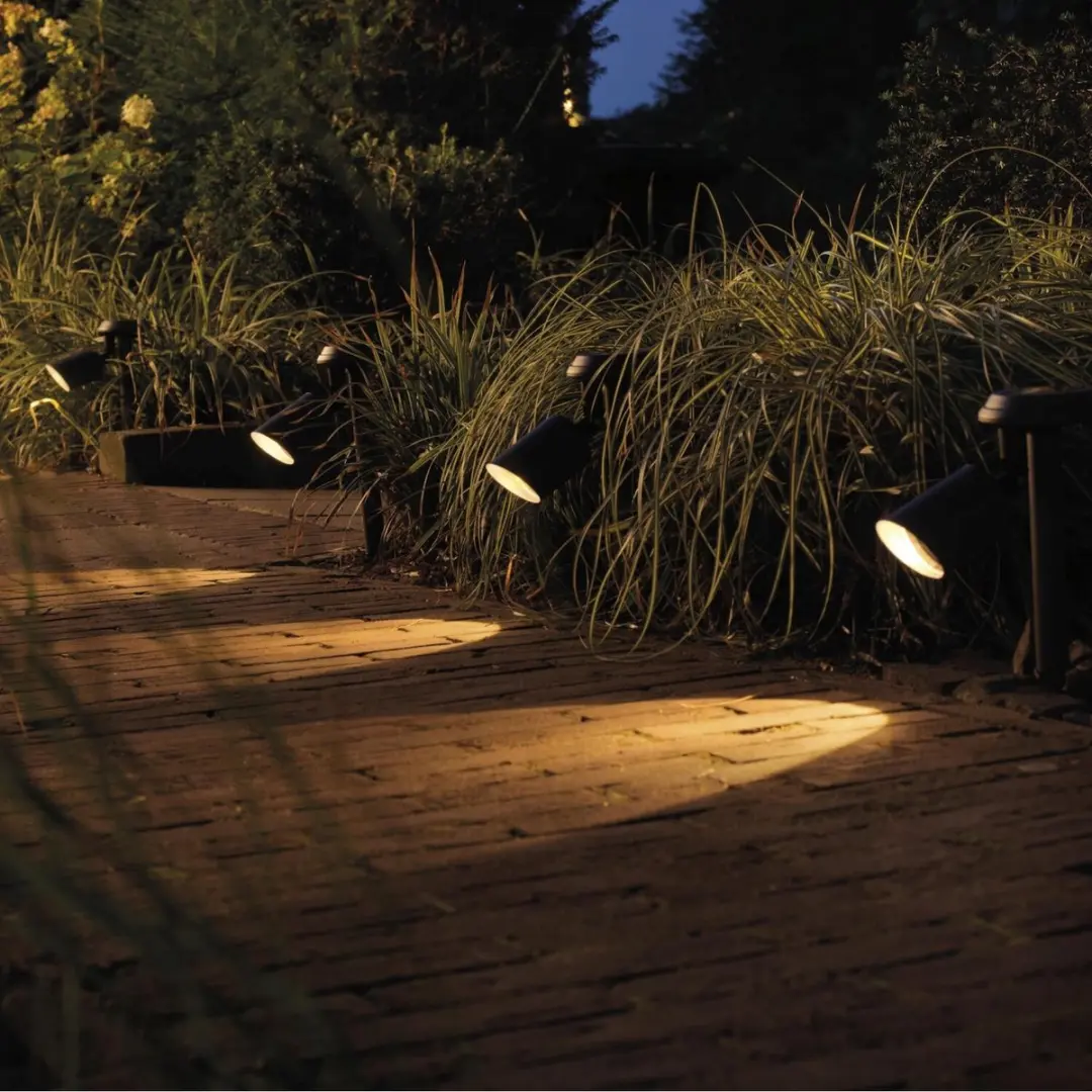 Lumineo Solar Prikspotjes 6 Stuks - 1W - 25cm - Antraciet
