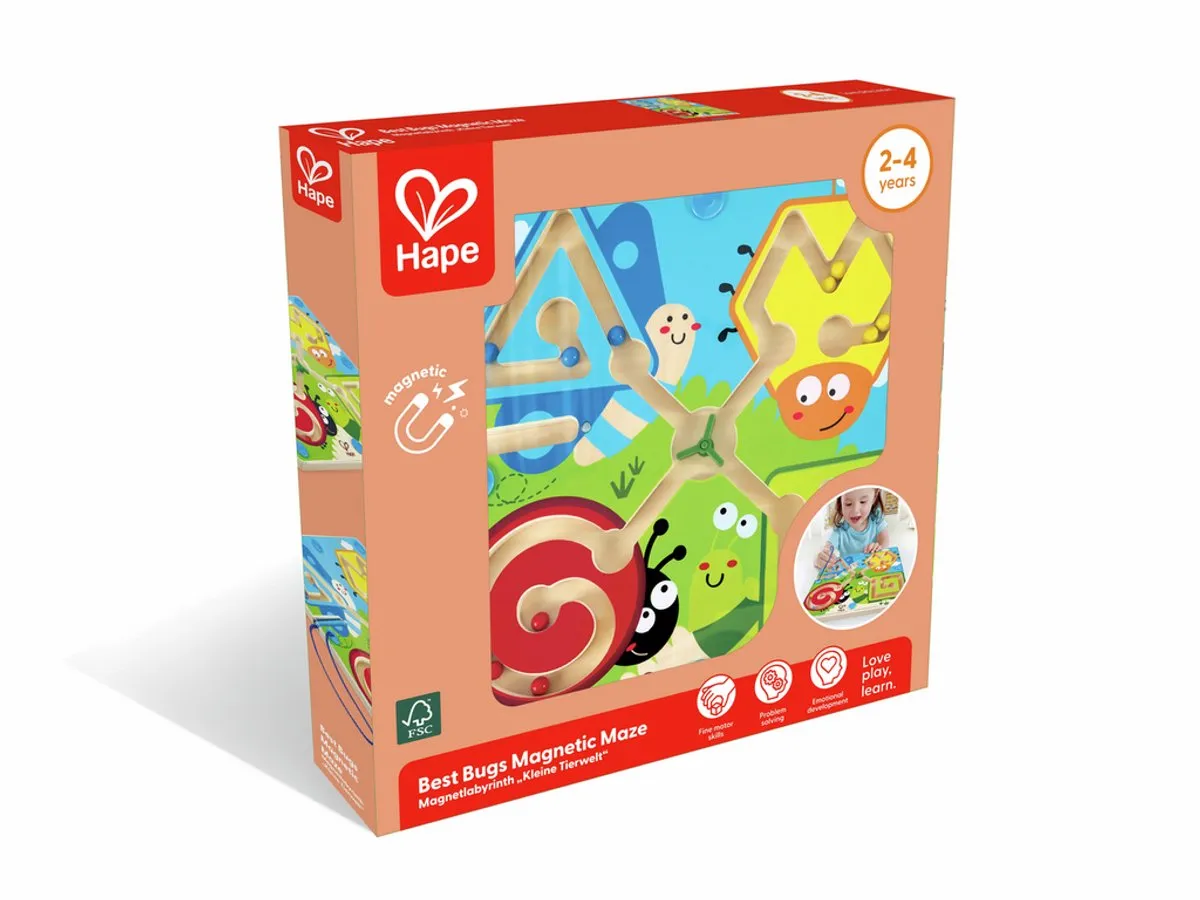 Hape Magnetische Insecten Doolhof 301707 - Veelkleurig