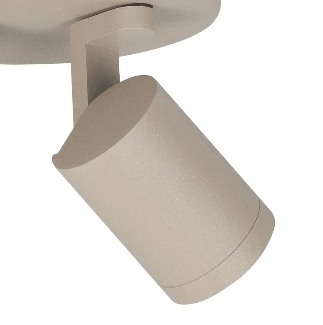 Highlight Spot HALO 2 Lichts Balk - 2x Warm Wit 35W - Beige