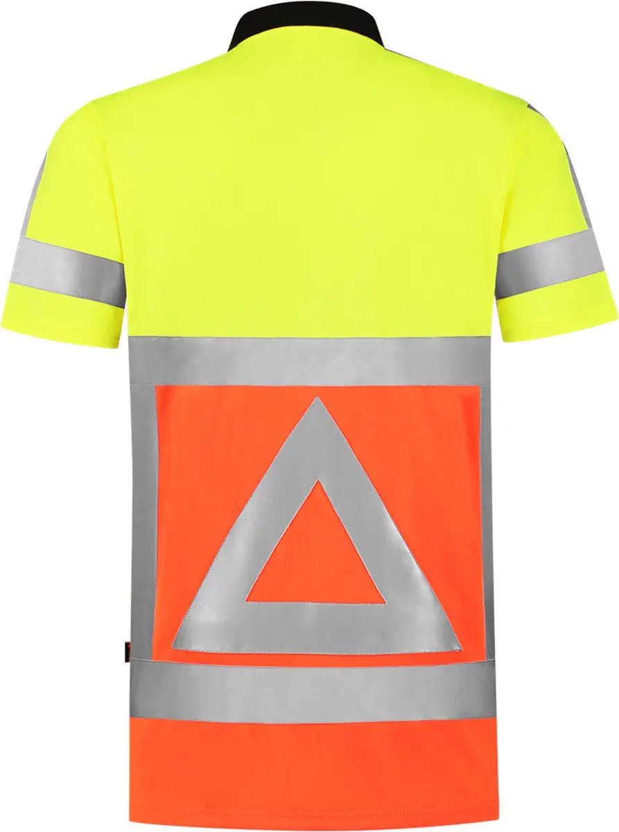 Tricorp Poloshirt Verkeersregelaar 203011 - Fluor Oranje/Geel - Maat L