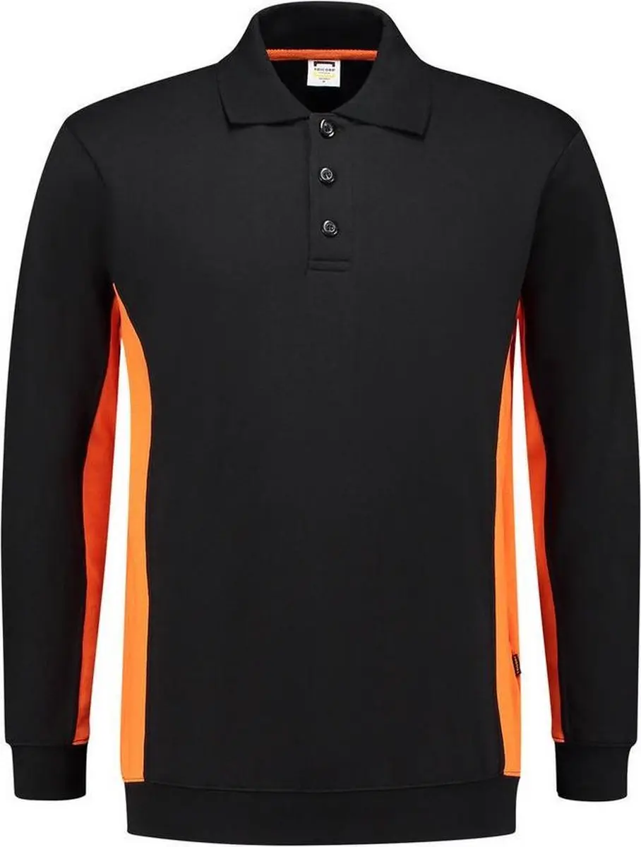 Tricorp 302003 Polosweater - XL - Zwart/Oranje