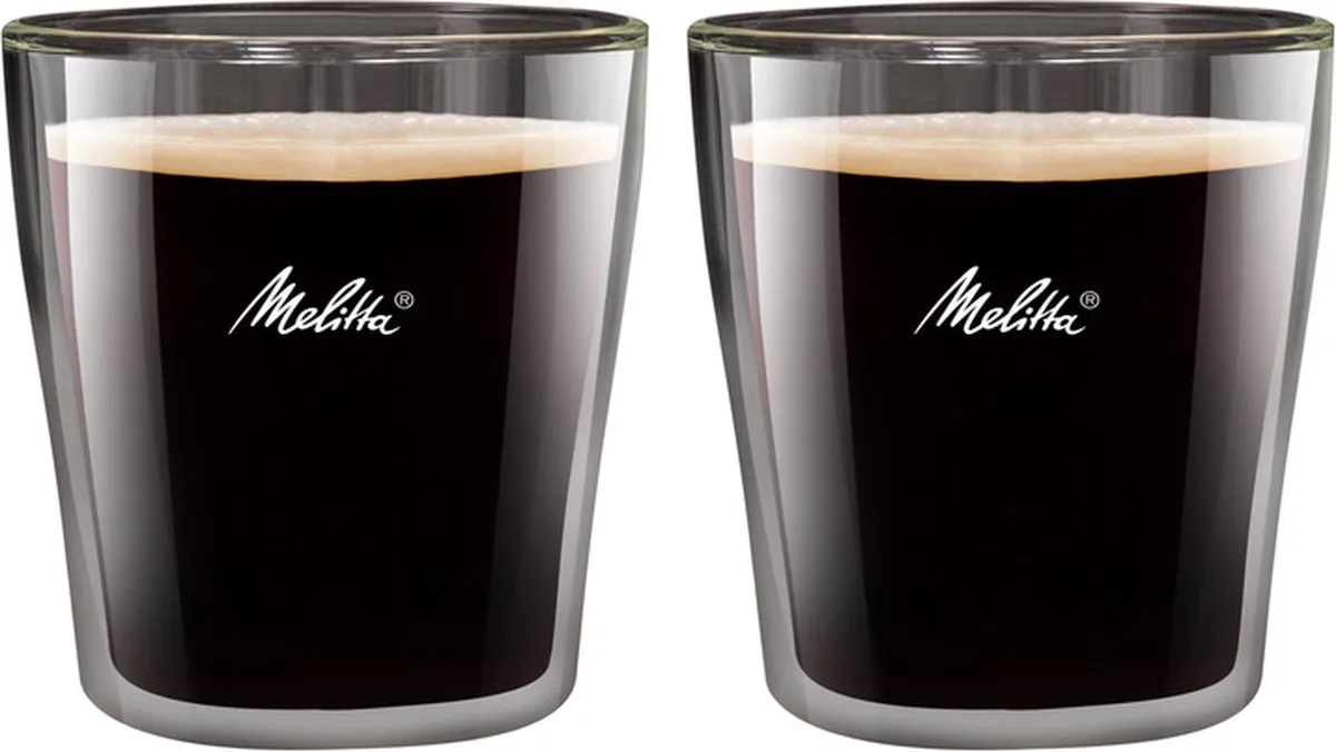 Melitta 6761116 Dubbelwandige Espressoglazen