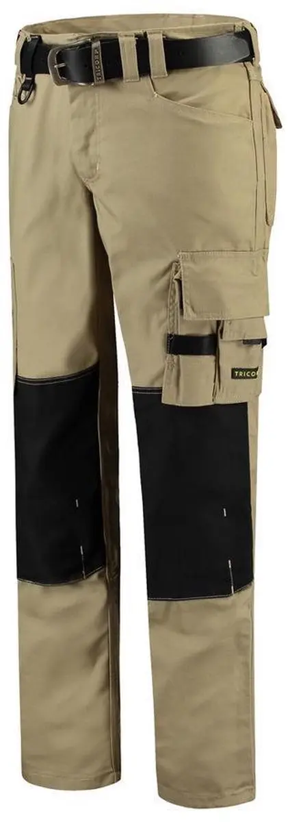 Tricorp Werkbroek 502009 Cordura Canvas - Maat 53 - Khaki/Zwart