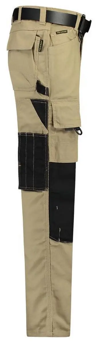 Tricorp Werkbroek 502009 Cordura Canvas - Maat 53 - Khaki/Zwart