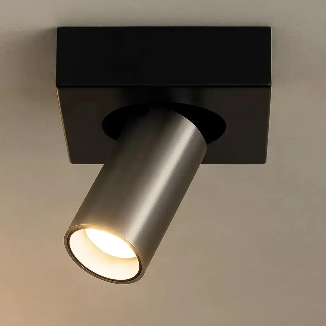 Highlight Spot Eliano 10W - 1 Lichtpunt - Ø10cm - Zwart Mat Chroom