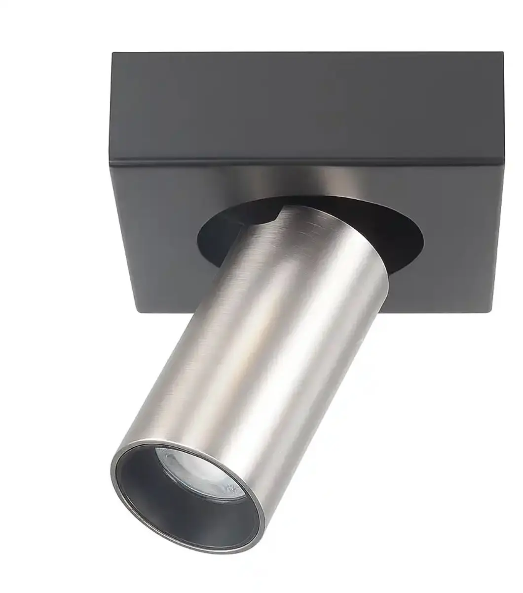 Highlight Spot Eliano 10W - 1 Lichtpunt - Ø10cm - Zwart Mat Chroom