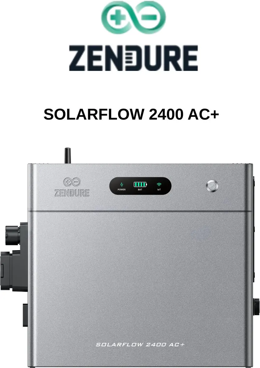 Zendure SolarFlow 2400 AC+ Accu 2,4 kWh
