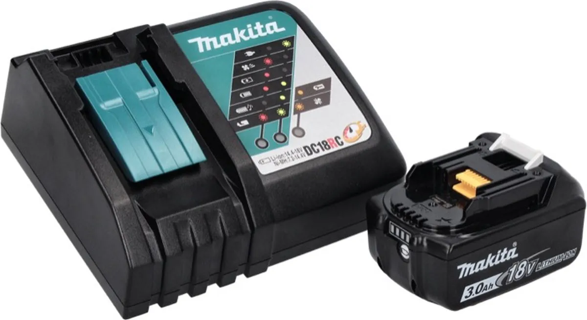 Makita DWR 180 RF1J Accu-ratelsleutel 47,5 Nm - 5 Stuks