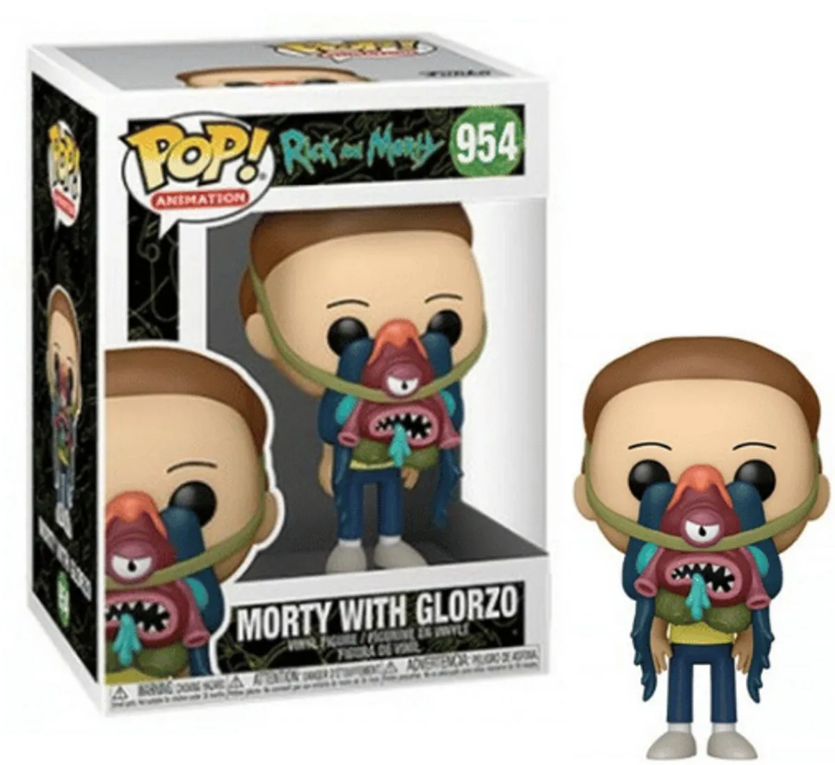Funko Pop! Animayion Rick and Morty Morty Glorzo - Multicolor