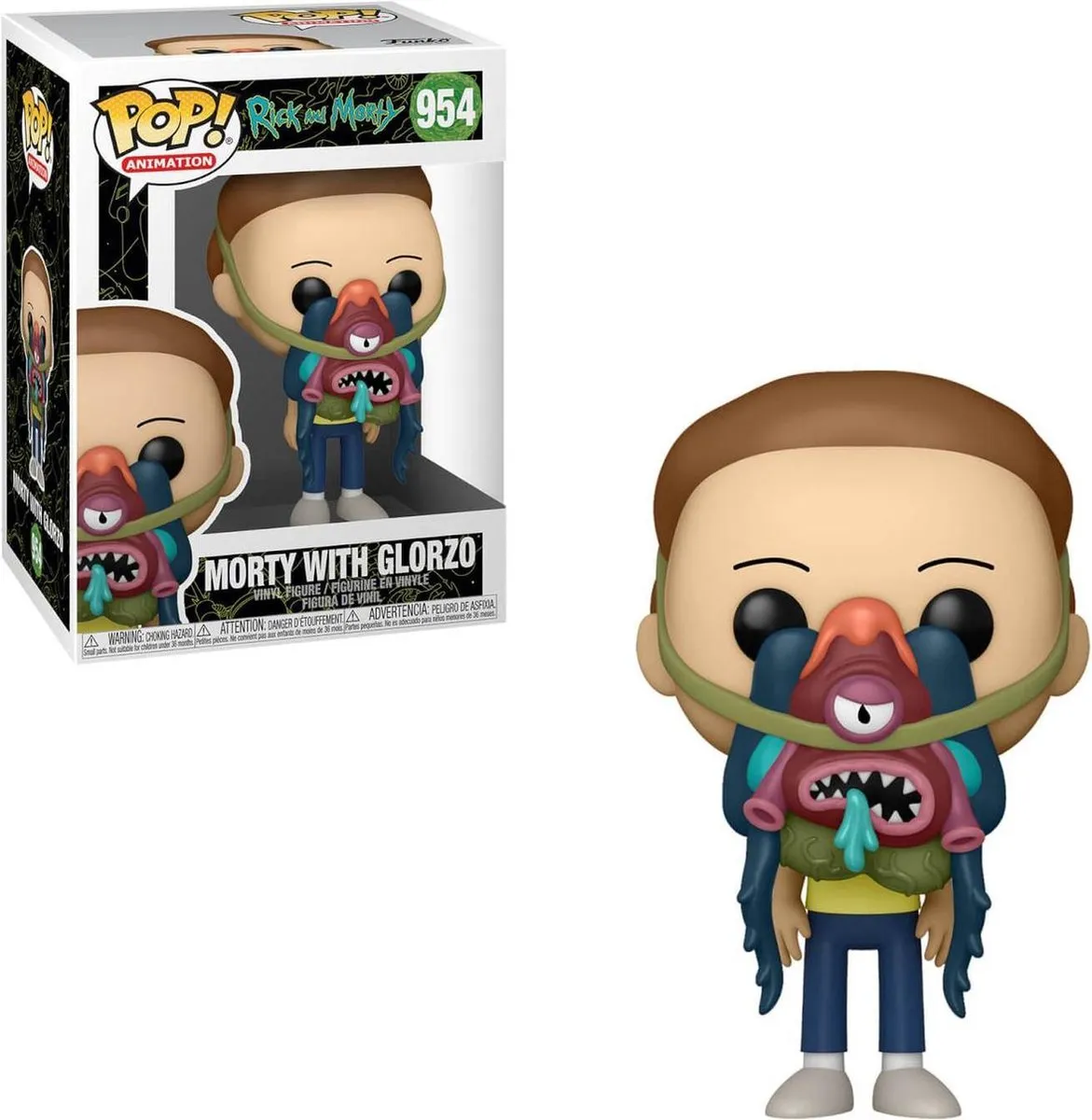 Funko Pop! Animayion Rick and Morty Morty Glorzo - Multicolor