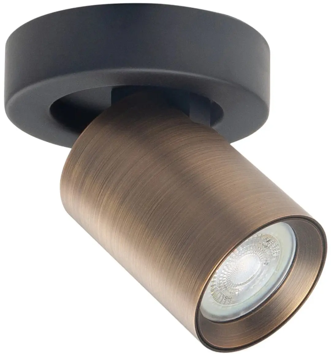 Highlight Oliver Opbouwspot Metaal GU10 - Ø10cm - Zwart