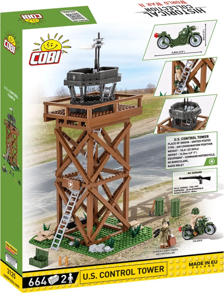 Cobi Amerikaanse Verkeerstoren COBI-3125 - 664 Stukken