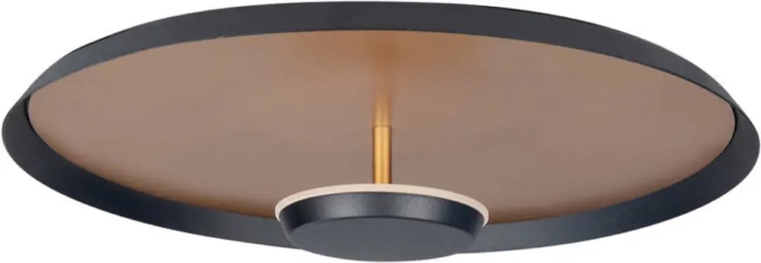 Highlight Oro Plafondlamp Ø45cm - Mat Goud/Zwart