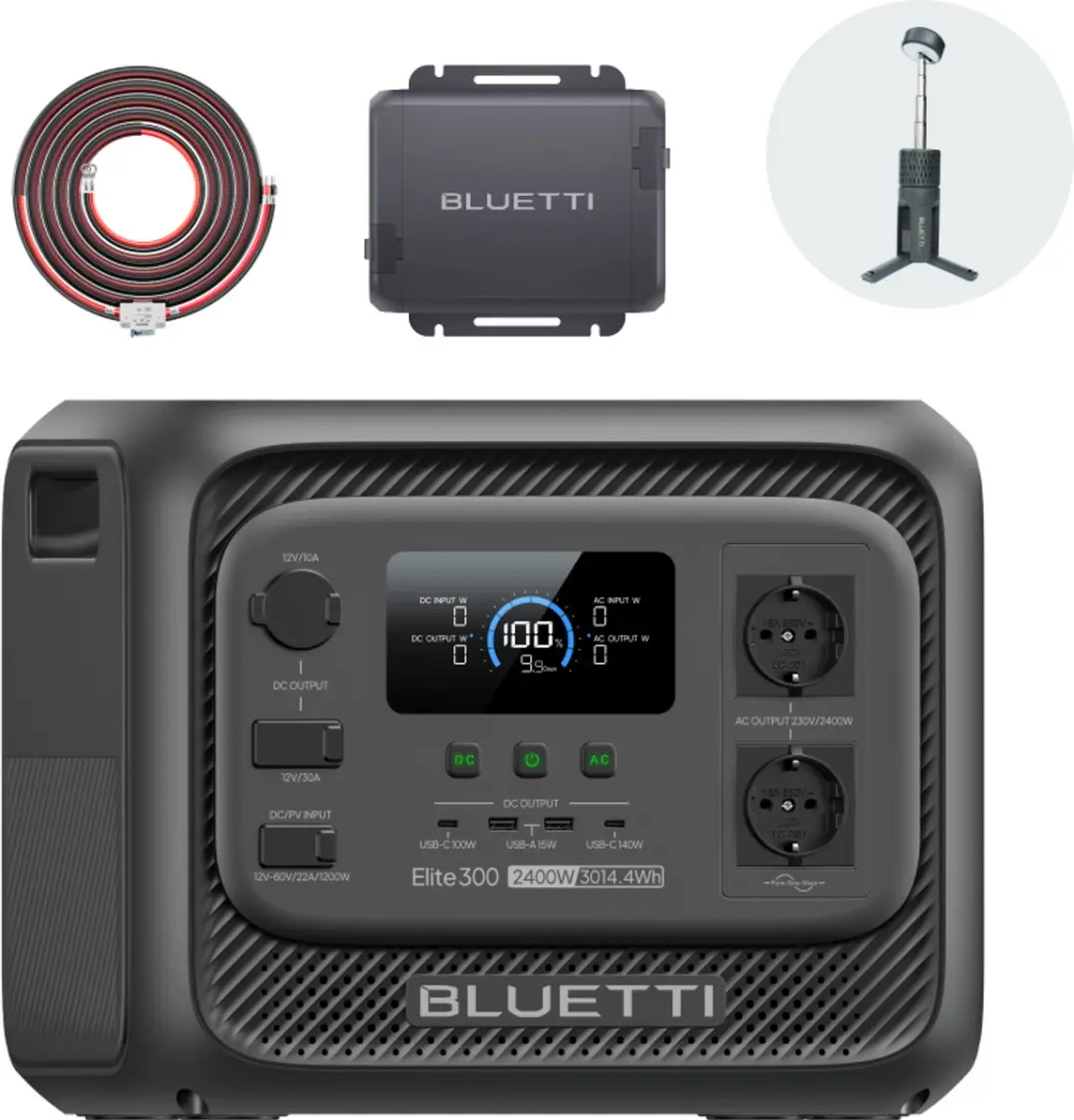 Bluetti Elite 300 Powerstation 3014Wh 2400W