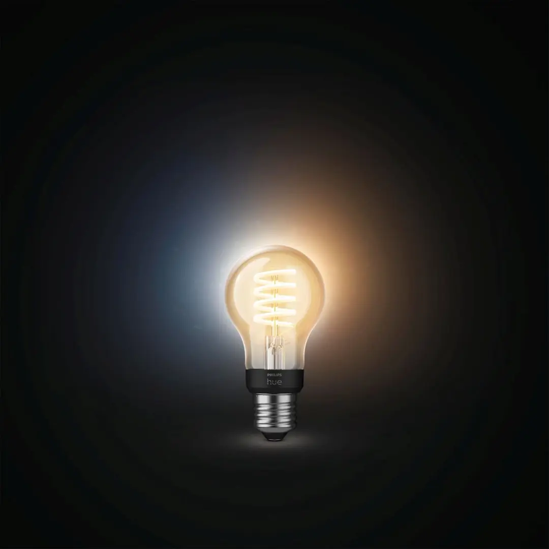 Philips Hue Starterset E27 - 3x Filamentlampen Warm tot Koelwit - Bridge Pro - Goud
