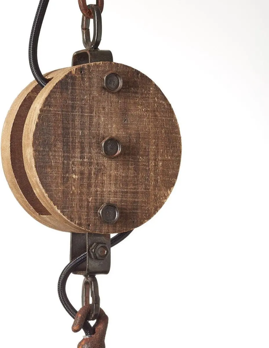 Brilliant Matrix Hanglamp E27 - Roestbruin