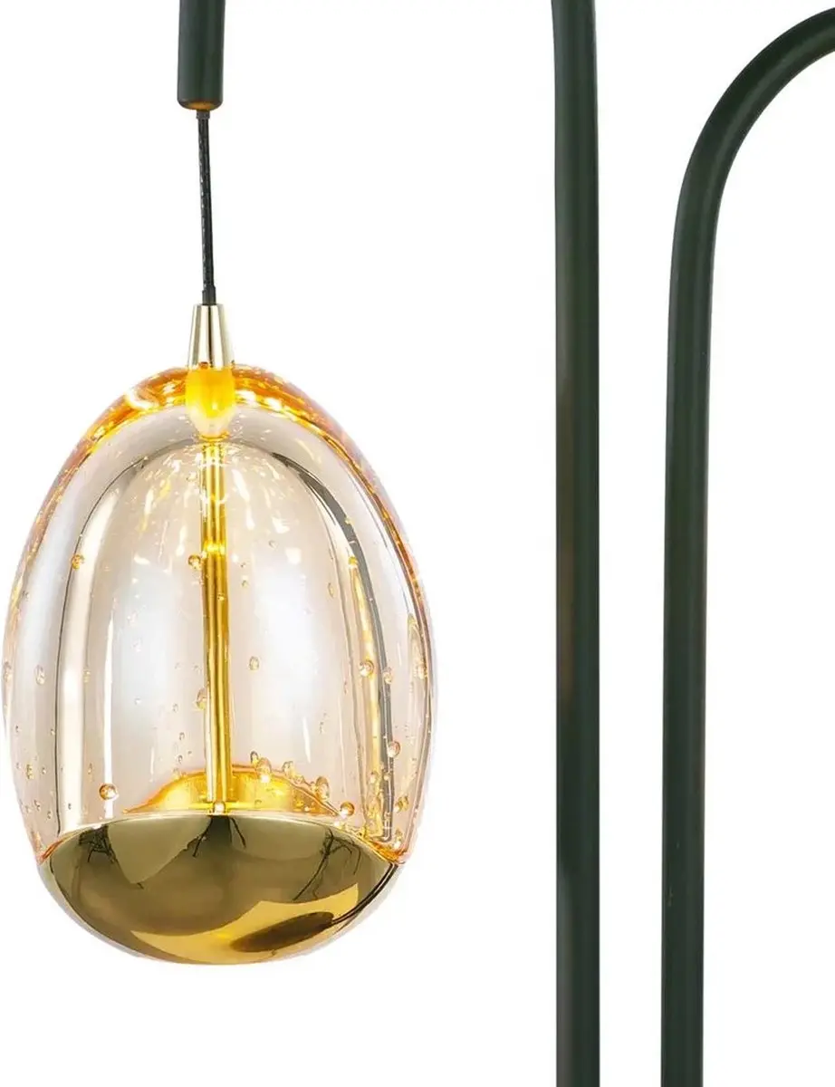 Highlight Golden Egg 2 Tafellamp - 2x9.5cm - Zwart