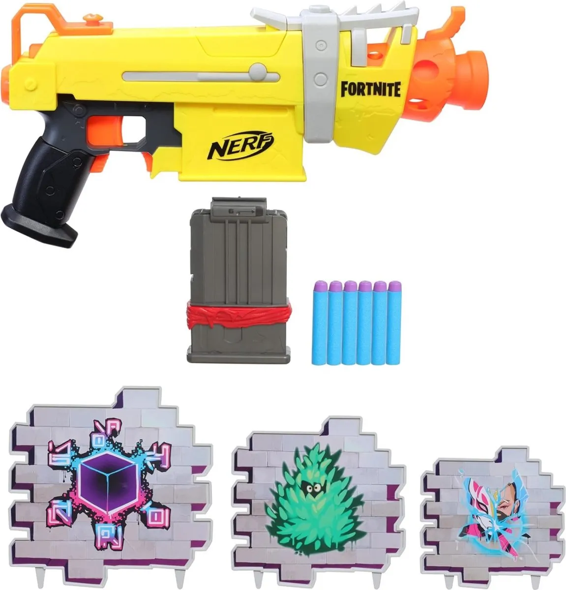Nerf Fortnite SMG-L E8890 - 4x C-cellen