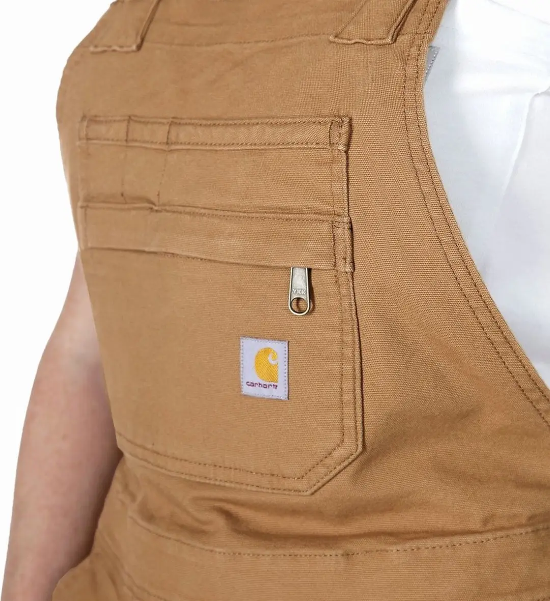Carhartt Dames Relaxed Fit Shortall 106197 - M - Carhartt Brown