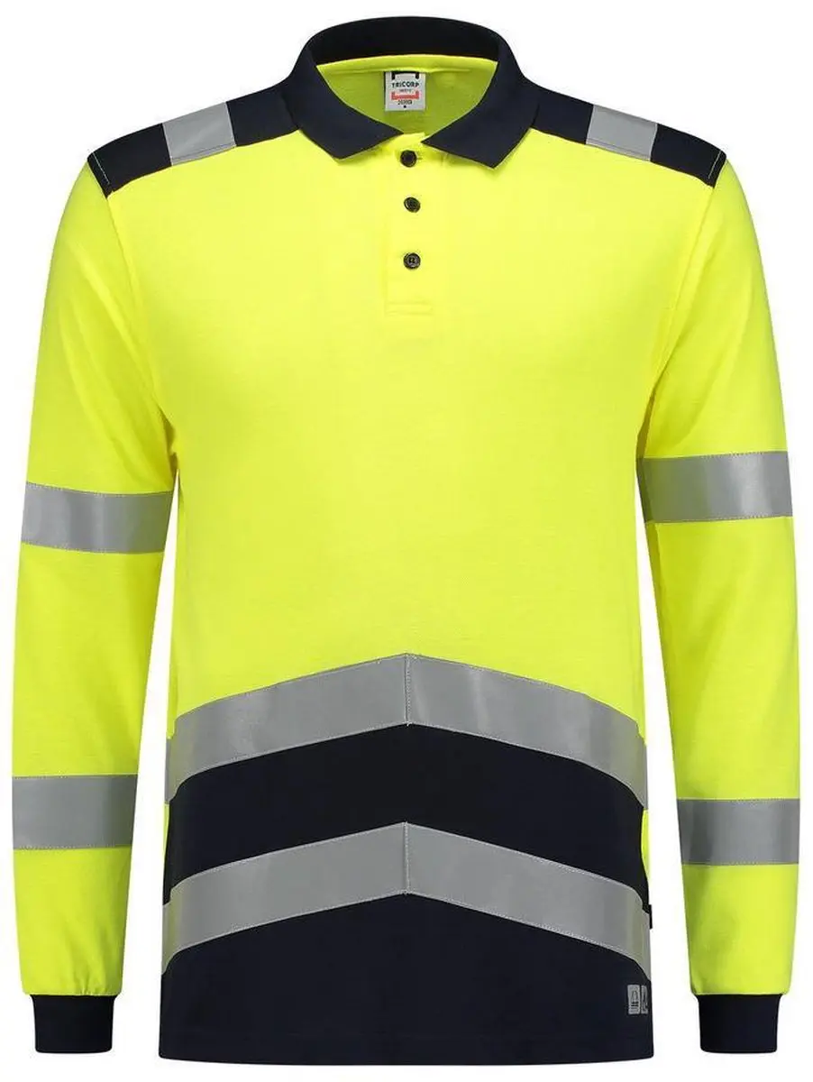 Tricorp 203003 Poloshirt - Fluo Geel/Inkt - L