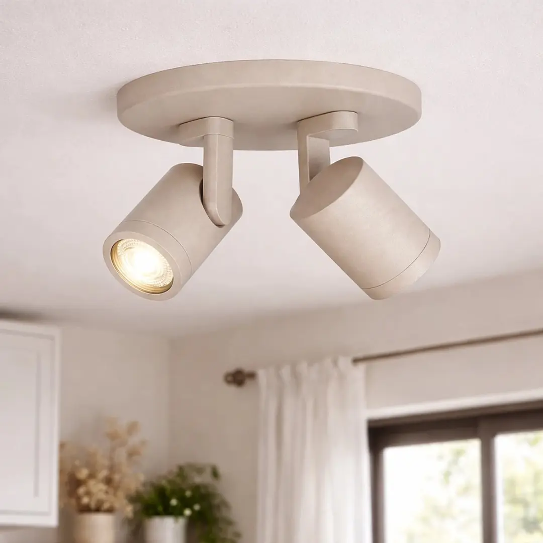 Highlight Spot HALO 2 Lichtsysteem - 2x 35W Warm Wit - Ø17cm - Crème