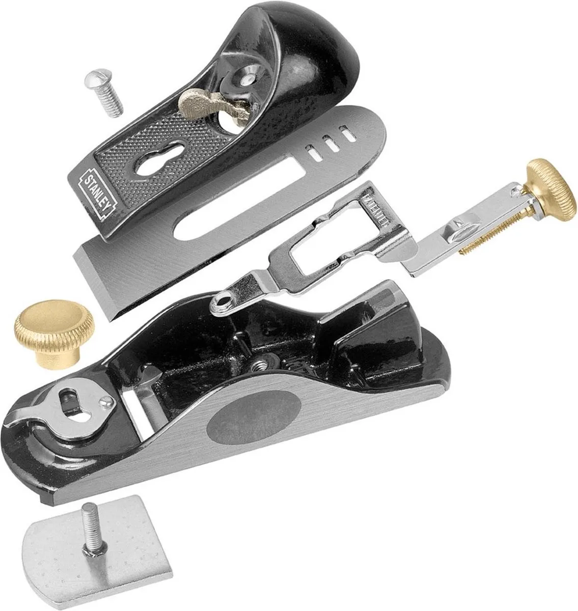 Stanley Blokschaaf 160mm 9½ - Hout - Zwart/Grijs