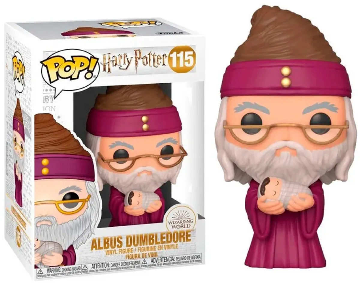 Funko POP! Harry Potter Albus Dumbledore met Baby Harry - Multicolor