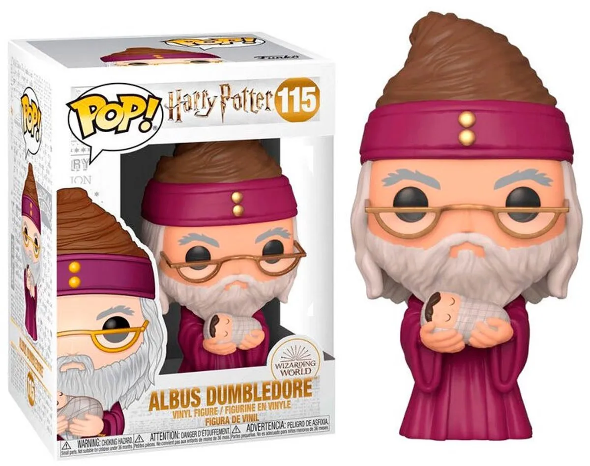 Funko POP! Harry Potter Albus Dumbledore met Baby Harry - Multicolor
