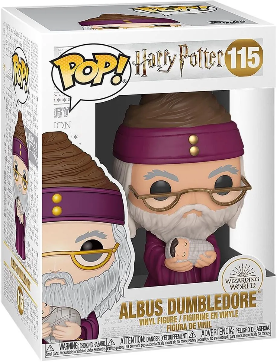Funko POP! Harry Potter Albus Dumbledore met Baby Harry - Multicolor