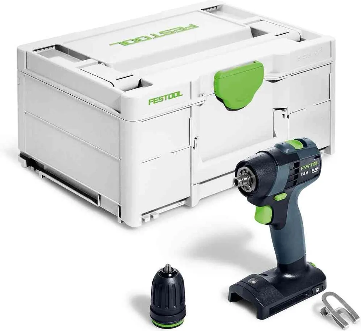 Festool TXS 18-Basic Accu-Schroefboormachine - 35mm hout, 10mm metaal